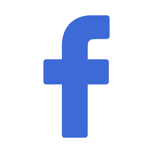 The blue Facebook logo icon.